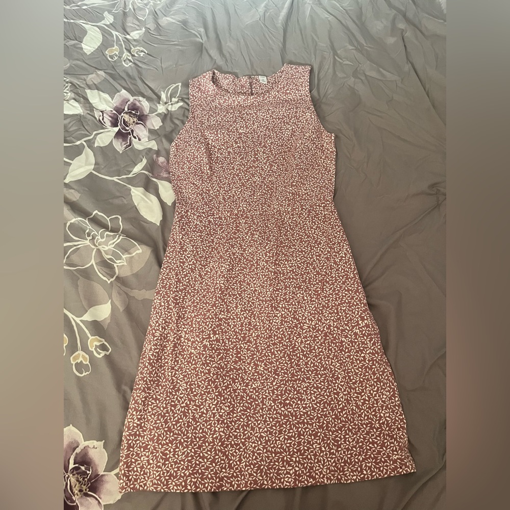 Pink printed Cotton Sheath